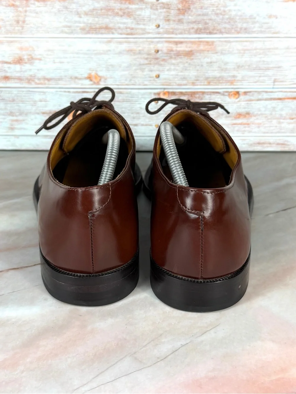 Cole Haan Calhoun Dress Oxford Men’s Mahogany Leather Derby Shoes
